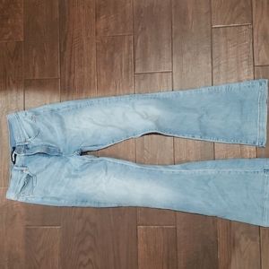 Express Slim Flare High Rise Jeans